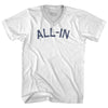 All-In Adult Tri-Blend V-neck T-shirt by Tribe Lacrosse