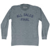 All Sales Final Adult Tri-Blend Long Sleeve T-shirt by Tribe Lacrosse