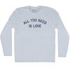 All You Need Is Love Adult Tri-Blend Long Sleeve T-shirt by Tribe Lacrosse