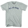 All Or None Adult Tri-Blend T-shirt by Tribe Lacrosse
