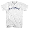 All Or None Womens Cotton Junior Cut T-Shirt by Tribe Lacrosse