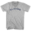 All Or None Adult Cotton V-neck T-shirt by Tribe Lacrosse