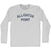 Alligator Point Adult Cotton Long Sleeve T-shirt by Tribe Lacrosse