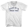 Allow Me To Amaze Thee Adult Tri-Blend V-neck T-shirt by Tribe Lacrosse