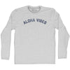 Aloha Vibes Adult Cotton Long Sleeve T-shirt by Tribe Lacrosse