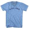 Aloha Vibes Adult Tri-Blend V-neck T-shirt by Tribe Lacrosse