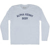 Alpha Kenny Body Adult Tri-Blend Long Sleeve T-shirt by Tribe Lacrosse