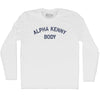 Alpha Kenny Body Adult Cotton Long Sleeve T-shirt by Tribe Lacrosse