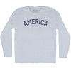 America Adult Tri-Blend Long Sleeve T-shirt by Tribe Lacrosse