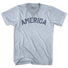 America Adult Tri-Blend V-neck T-shirt by Tribe Lacrosse