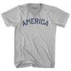 America Adult Tri-Blend V-neck T-shirt by Tribe Lacrosse