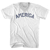 America Adult Tri-Blend V-neck T-shirt by Tribe Lacrosse