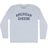 American Cheese Adult Tri-Blend Long Sleeve T-shirt by Tribe Lacrosse