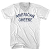 American Cheese Adult Tri-Blend V-neck T-shirt by Tribe Lacrosse