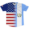 American Flag And Guatemala Flag Combination Soccer Jersey Made In USA by Tribe Lacrosse