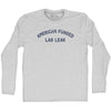 American Funded Lab Leak Adult Cotton Long Sleeve T-shirt by Tribe Lacrosse