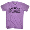 America's Not A Country It's Just A Business Adult Tri-Blend T-shirt by Tribe Lacrosse