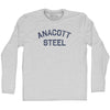 Anacott Steel Adult Cotton Long Sleeve T-shirt by Tribe Lacrosse