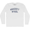Anacott Steel Adult Cotton Long Sleeve T-shirt by Tribe Lacrosse