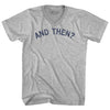 And Then Adult Cotton V-neck T-shirt by Tribe Lacrosse