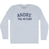 Andre The Return Adult Tri-Blend Long Sleeve T-shirt by Tribe Lacrosse