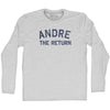 Andre The Return Adult Cotton Long Sleeve T-shirt by Tribe Lacrosse