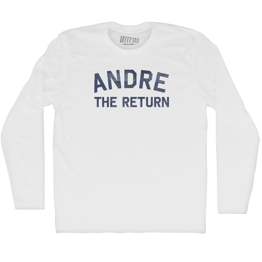 Andre The Return Adult Cotton Long Sleeve T-shirt by Tribe Lacrosse