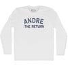 Andre The Return Adult Cotton Long Sleeve T-shirt by Tribe Lacrosse