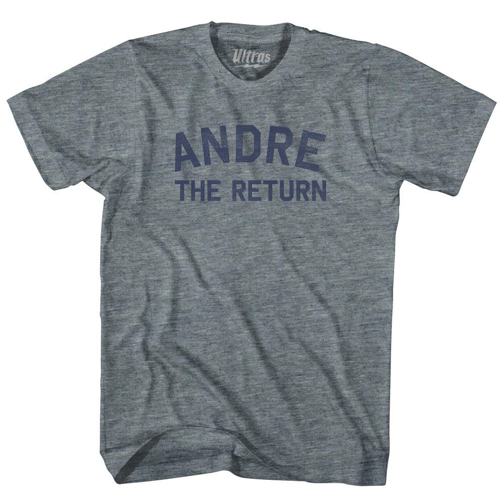 Andre The Return Womens Tri-Blend Junior Cut T-Shirt by Tribe Lacrosse