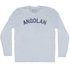 Angolan Adult Tri-Blend Long Sleeve T-shirt by Tribe Lacrosse