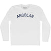 Angolan Adult Cotton Long Sleeve T-shirt by Tribe Lacrosse