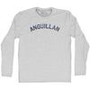 Anguillan Adult Cotton Long Sleeve T-shirt by Tribe Lacrosse