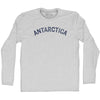 Antarctica Adult Cotton Long Sleeve T-shirt by Tribe Lacrosse