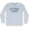 Anti-Woke Legend Adult Tri-Blend Long Sleeve T-shirt by Tribe Lacrosse