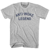 Anti-Woke Legend Womens Cotton Junior Cut T-Shirt by Tribe Lacrosse