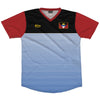 Antigua And Barbuda Rise Soccer Jersey Made In USA by Tribe Lacrosse