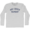 Any Given Sunday Adult Cotton Long Sleeve T-shirt by Tribe Lacrosse