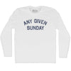 Any Given Sunday Adult Cotton Long Sleeve T-shirt by Tribe Lacrosse