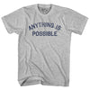 Anything Is Possible Womens Cotton Junior Cut T-Shirt by Tribe Lacrosse