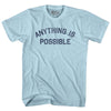 Anything Is Possible Adult Cotton T-shirt by Tribe Lacrosse