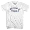 Anything Is Possible Womens Cotton Junior Cut T-Shirt by Tribe Lacrosse
