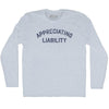 Appreciating Liability Adult Tri-Blend Long Sleeve T-shirt by Tribe Lacrosse