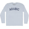 Arabic Adult Tri-Blend Long Sleeve T-shirt by Tribe Lacrosse