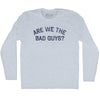 Are We The Bad Guys Adult Tri-Blend Long Sleeve T-shirt by Tribe Lacrosse
