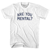 Are You Mental Womens Cotton Junior Cut T-Shirt by Tribe Lacrosse