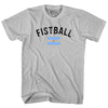 Argentina Fistball Country Flag Adult Cotton T-shirt by Tribe Lacrosse