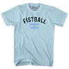 Argentina Fistball Country Flag Adult Cotton T-shirt by Tribe Lacrosse