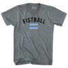 Argentina Fistball Country Flag Tri-Blend V-neck Womens Junior Cut T-shirt by Tribe Lacrosse