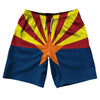Arizona US State Flag 10" Swim Shorts Made in USA by Tribe Lacrosse