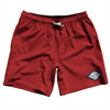 Arkansas US State Flag Swim Shorts 7" Made in USA by Tribe Lacrosse